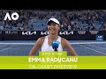 Emma Raducanu On-Court Interview (1R) | Australian Open 2022
