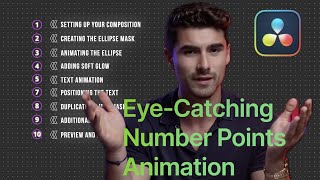 New Eye-Catching Number Points Animation Like Iman Gadzi in Davinci Resolve