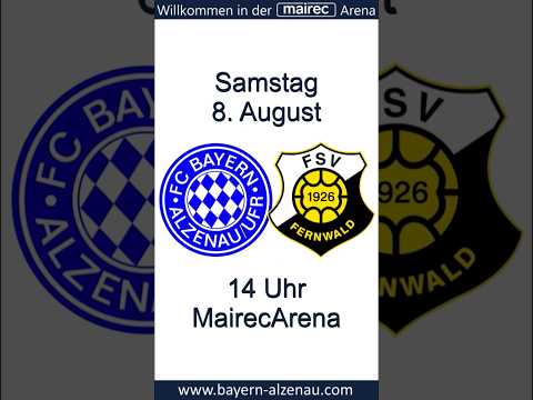 Teaser zum Heimspiel am 8. August gegen den FSV Fernwald
