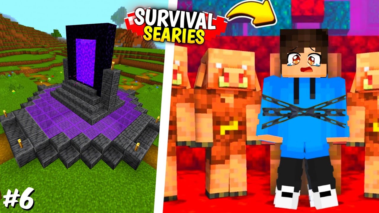 Minecraft Pe 😍 Survival Series Episode 6 in Hindi 1.20 | I Lost ...