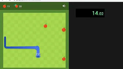 Google Snake Game Multi Mode (25 Apples) Speedrun 31.72