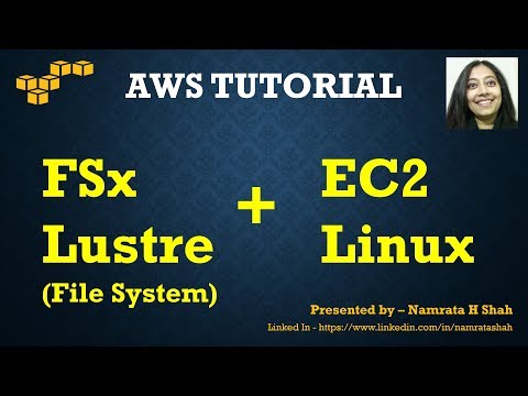 AWS Tutorial  - Mount FSx Lustre File System and connect to it using Linux EC2