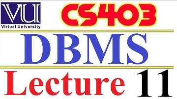 CS403  DBMS Lecture  11  VU short  lecture Inheritance And Types of Constraint