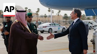 US Secretary of State Antony Blinken arrives in Riyadh