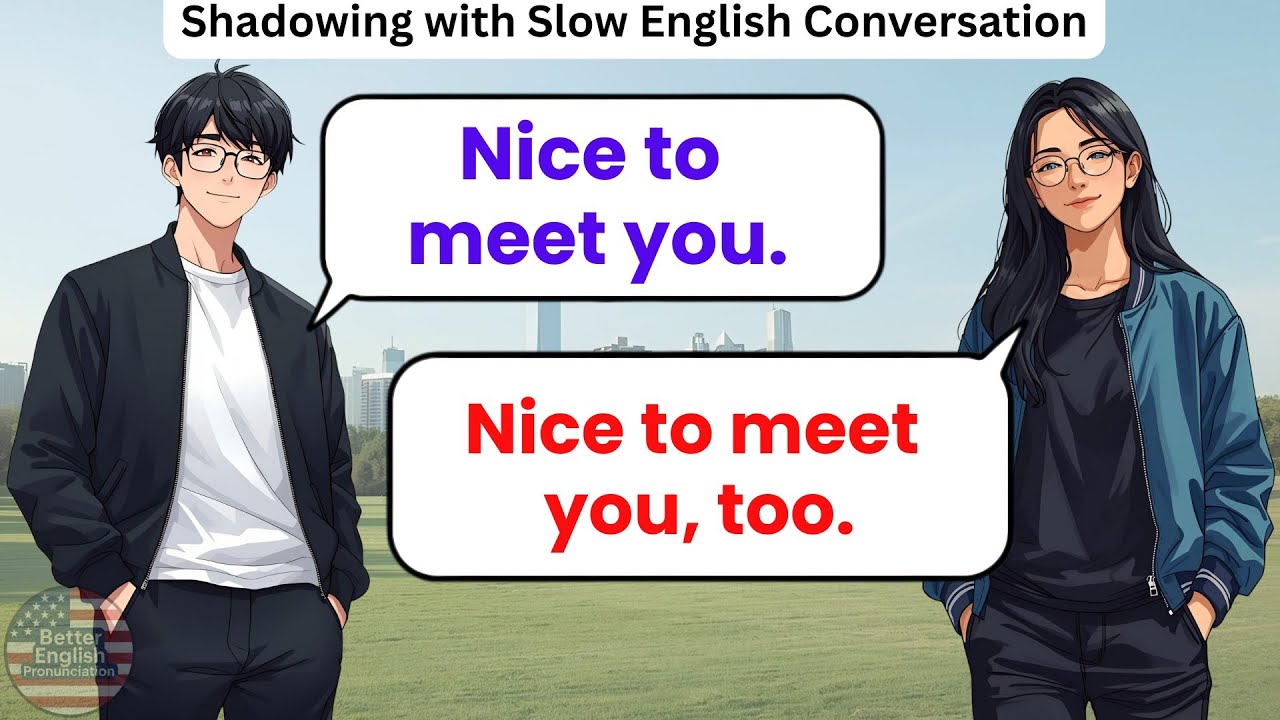 English Speaking Practice for Beginners | Learn English | Shadowing ...