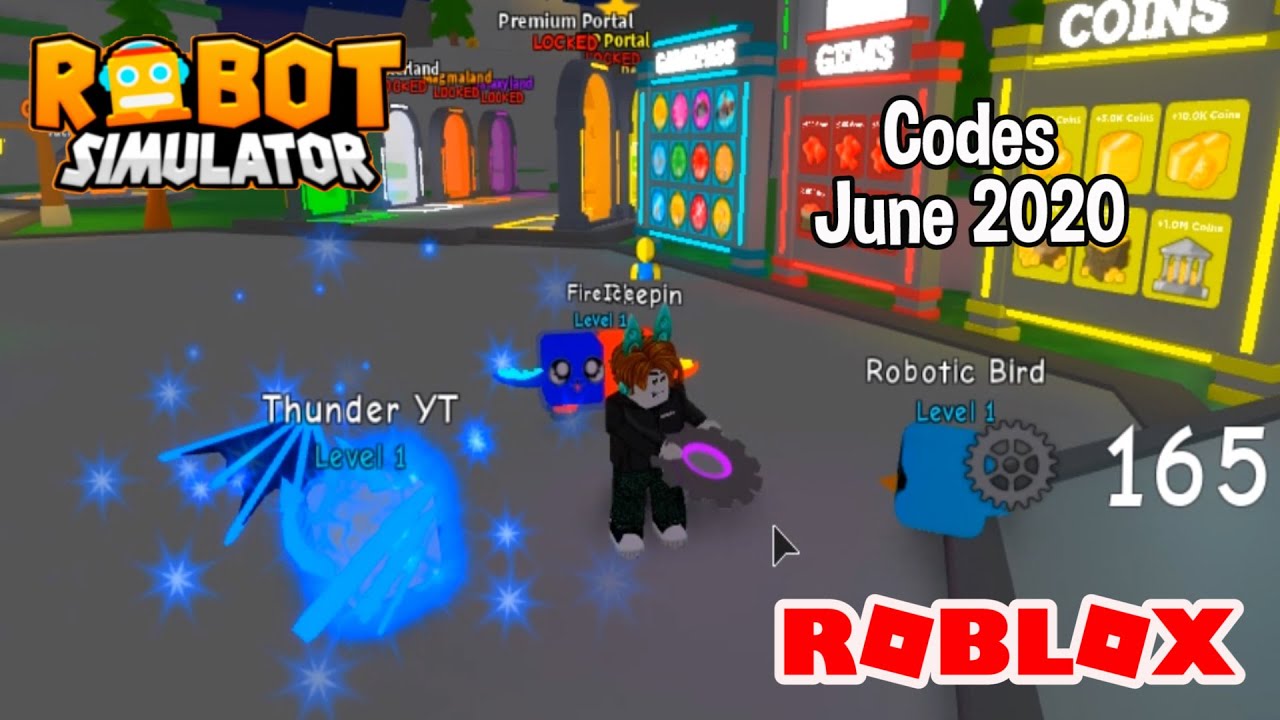 Roblox Robot Simulator Codes June 2020 YouTube