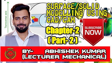 LECTURE-7#Surface/Solid Modelling Using CAD/CAM (CH.2,PART-2)#CAD/CAM#MECH.ENGG.4thSEM#UPBTE