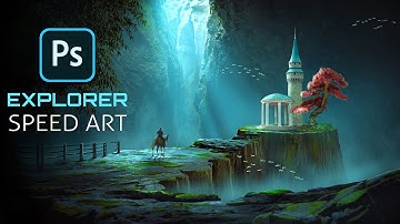 The Explorer-Photoshop Manipulation Tutorial | Speed Art + PSD File