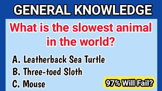 97% Will Fail These Quiz | 20+ General Knowledge Quiz Questions | Trending 4k Quiz | GK Quiz #quiz
