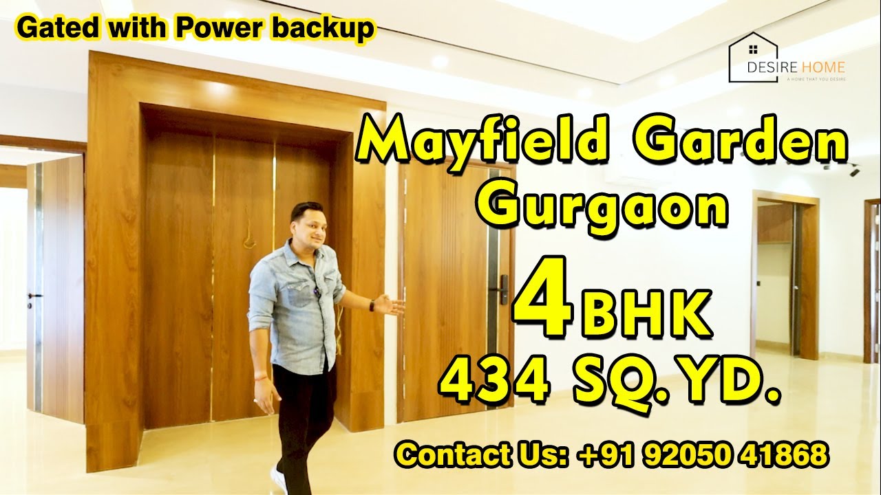 4 bhk builder floor in gurgaon 📍 mayfield garden sector 51 gated with power backup YouTube
