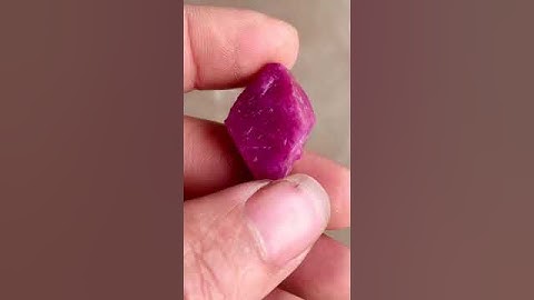 ruby thô Yên Bái  màu đẹp khối lớn #gems #daquy #vietnam