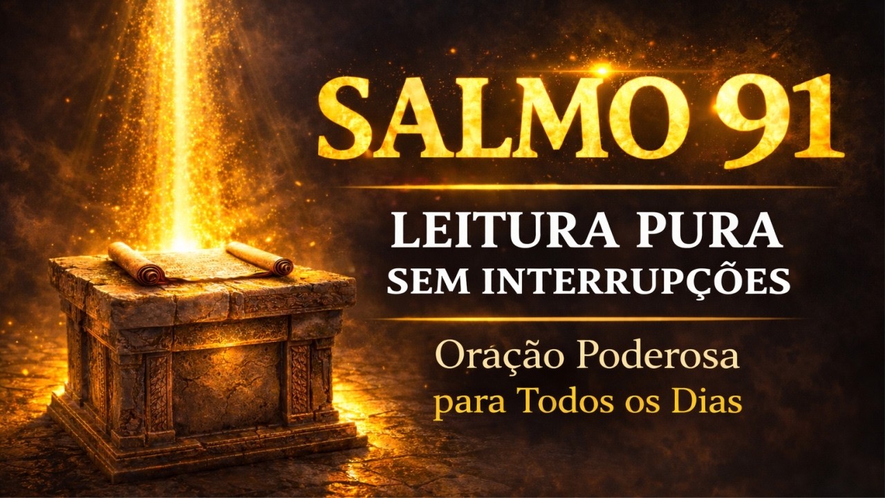 SALMO 91: 1 HORA de Oração Poderosa - Leitura Pura e Sem Interrupções - Proteção e Sono Profundo.