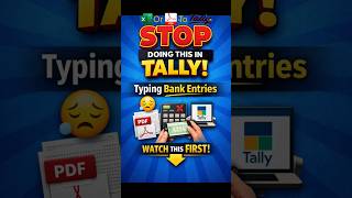 STOP Doing This in Tally! | Typing Bank Entries 😩 | EazyAUTO4 Excel to Tally
