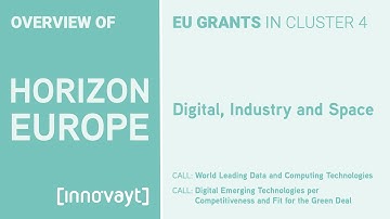 Innovation Action Grants in Horizon Europe Cluster 4 - Computing & Digital Emerging Technologies