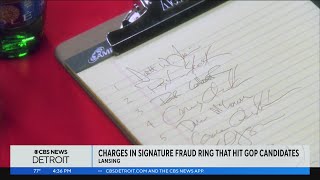 Charges announced for three behind massive signature scandal in Michigan governor's race