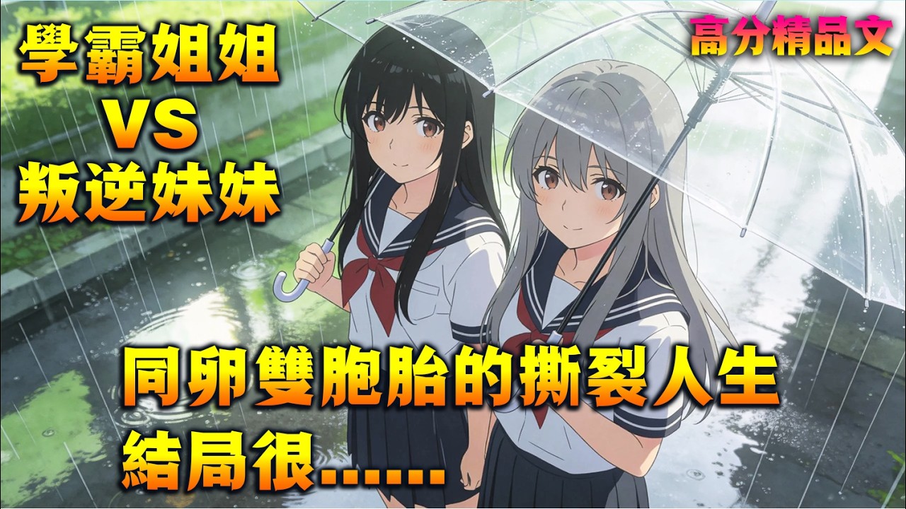 【精品】學霸姐姐VS叛逆妹妹：同卵雙胞胎的撕裂人生！結局淚崩！#甜寵 #言情 #霸道总裁 #女頻 #女生必看 #小説 #情感 #情感故事 #先婚后爱 #婚姻 #甜文 #女生必看 #家庭