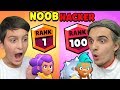 slechtste vs beste knokker challenge met broertje in brawl stars!