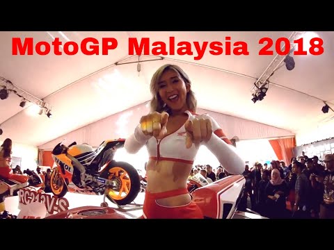 MotoGPMalaysia 2018 behind the scenes - Pit lane | VIP Village | Grid Girls