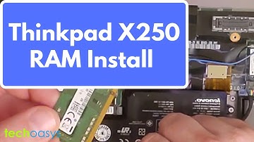 Thinkpad x240 / x250 / x260 - Memory / RAM Replacement