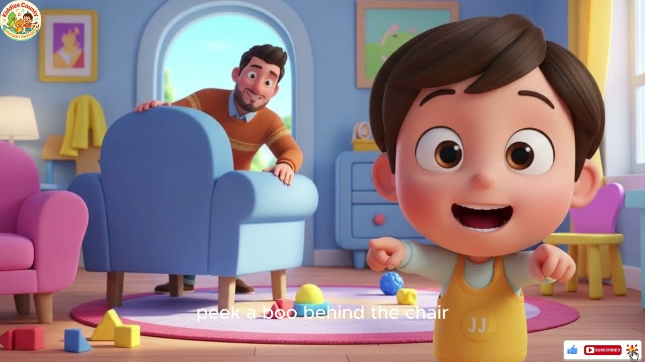 🎵 Peekaboo Song with Dad & JJ For Kids
