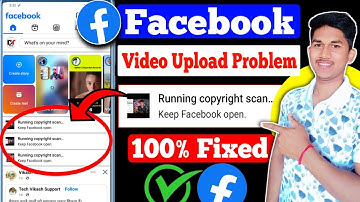 😭Running copyright scan in Facebook | Facebook video upload problem | Facebook reels upload problem