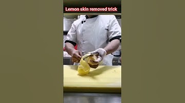 lemon skin removed trick #shorts #viralvideo #ytshort #ytshortsindia #viral #tricks #yt