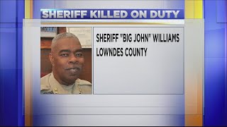 Lowndes County sheriff killed in the line of duty, teenage shooting suspect in custody