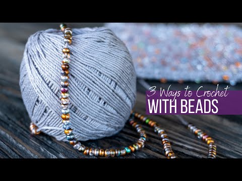 Video: How To Crochet With Beads