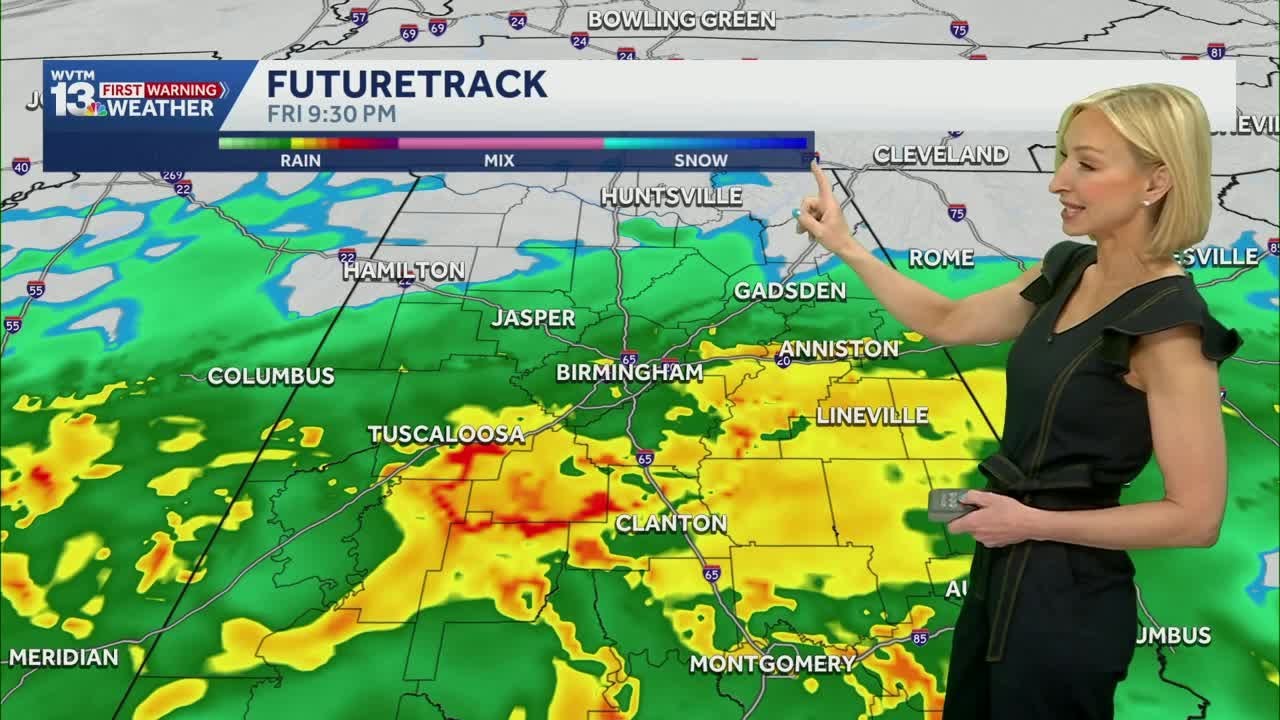 Alabama's weather forecast: Rain returns late Friday ahead of a dry and ...