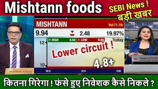 Mishtann foods share latest news,How to sell ? mishtann foods share analysis,target 2025,SEBI News