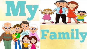 My family | Chapter 3 | EVS | Different types of families| Grade 1 | ICSE