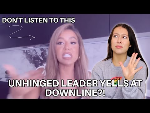 UNHINGED IGENIUS LEADER YELLS AT DOWNLINE! *Don't listen to them*