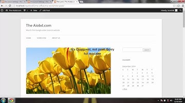 wordpress Bangla tutorial part-11: Discussion Setting