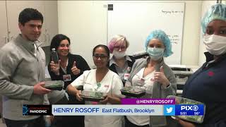 Restaurant owners donate meals to hospital workers