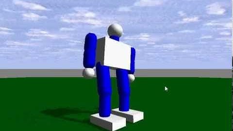 ODE(open dynamics engine) sample robot test