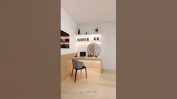 dekorasi kamar tidur minimalis untuk pasutri #desainkamar #bedroomdesign #shorts