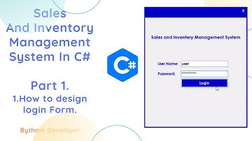 How to Developed modern Login From for( Sales and Inventory Management )in C#[Part 1]