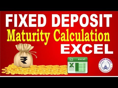 Excel- Fixed Deposit