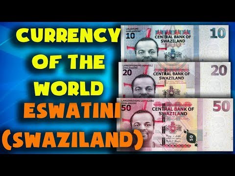 Currency of the world - Eswatini (Swaziland). Swazi lilangeni. Exchange rates Eswatini