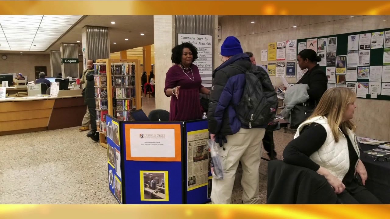 Downtown Central Library Job Fair - YouTube