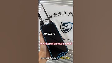Unboxing PL2 Pro drone detector,see how fast it locates the pilot. #drone  #antidrone