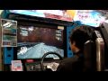 A Japanese business man playing initial D 5 and showing how it's done.