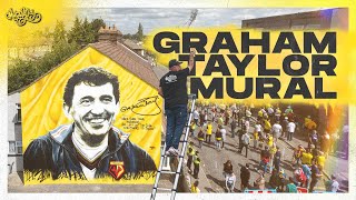 Creating The Graham Taylor Mural 💛 | Vicarage Road Stadium | Made By MurWalls