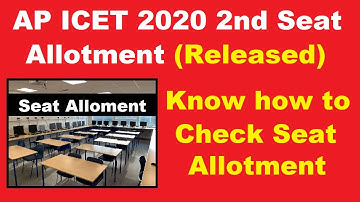 AP ICET 2020 2nd Seat Allotment (Released) - Steps to Check AP ICET 2020 2nd Round Seat Allotment