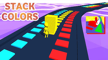 Stack Colors NEW TEST ! Tutorial Gameplay iOS,Android New Update Max Level Mobile Best Games