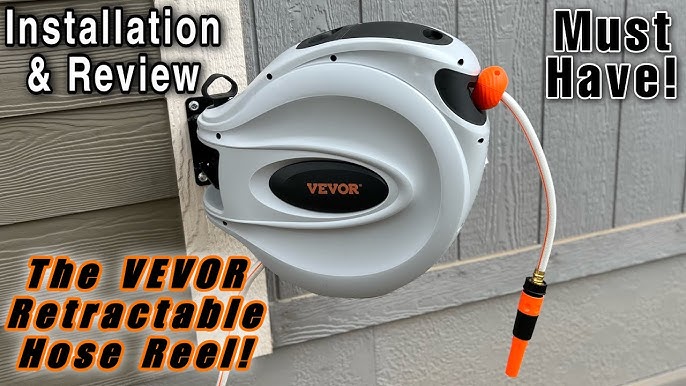 Giraffe Tools Retractable Garden Hose Reel : Install & Review 