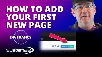 How To Add Your First Page To The Divi Theme