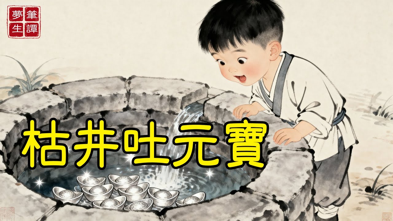 傻弟弟被兄嫂分家，只分得一口枯井，他日日照料井臺，井底竟湧出甘泉和銀元寶！#故事#民間傳說#奇遇#報恩#原創故事