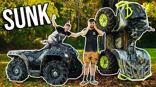 I SUNK MY 2020 CAN-AM OUTLANDER! Polaris Vs Can-Am *GONE WRONG*