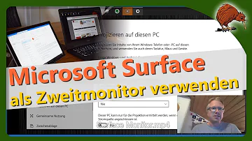 Wie kann der Surface als 2 Monitor nutzen?